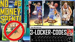 NO MONEY SPENT MYTEAM SERIES #6 - 3 LOCKER CODES - DIAMOND REX STILL ON JUICED TTO BOARDS? (NBA2K20)