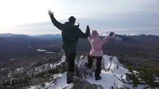 Хребет Москаль и Зюраткульский ледяной фонтан