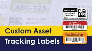 Custom Asset Tracking Labels