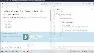 Leetcode.116. Populating Next Right Pointers in Each Node problem  Interview #medium #leetcode116