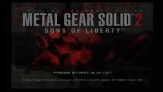 Metal Gear Solid 2 Sons Of Liberty Title Screen & Intro