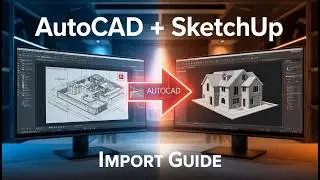 How to Import AutoCAD File in SketchUp | DWG Import Step by Step (Urdu/Hindi)