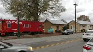 Thomasville North Carolina Train Station and Southern Caboose