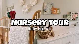 BABY GIRL NURSERY TOUR | cozy, feminine, neutral