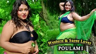 Western & Saree Lover Combo👩‍🦰Poulami◇ #sareelover #westernshoot