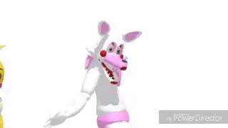MMD FNAF танец той чики и мангл↓