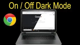 How To Enable Dark Mode In Chrome Laptop | Chrome Dark Mode Setting