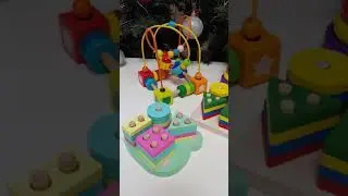 Обзор деревянных игрушек на 1 год: геометрики, лабиринт, пирамидки