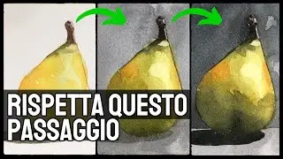 Se non rispetti questo passaggio rovinerai il tuo acquerello