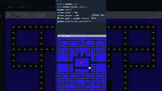 Python Pac-Man #coding #aibellvega #python #pygame #pythontutorial #pythonforbeginners #ai #python3