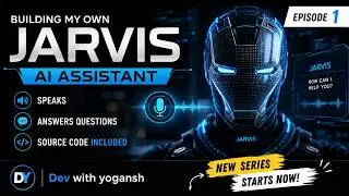 Build a Real JARVIS AI Assistant with Python 🤯 | Episode 1 + Source Code