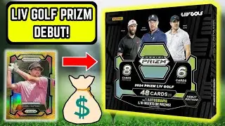 CASE HIT COLOR BLAST! 2024 Prizm LIV Golf Hobby Box Review!