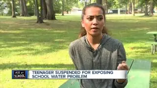 POLICE STATE - Teen Girl Suspended For Exposing Dirty Water In School Washroom