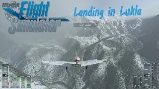 Landing in Lukla