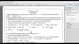 SSC Real numbers & SETS Basics