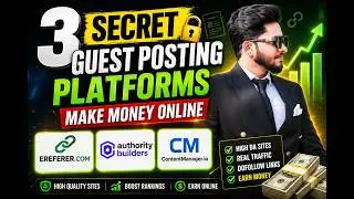 3 Secret Guest Posting Platforms | Make Money Online in 2026