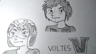 Sketching Little John|Voltes V