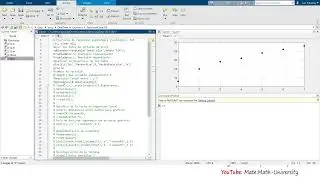 Regresion logarítmica en matlab