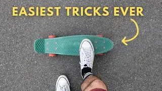 The EASIEST Penny Board Tricks for Absolute Beginners