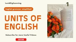 Units of English | Basic to Advanced English | Easy English for all Competitive Exams 