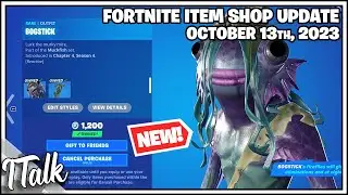 Fortnite Item Shop *NEW* BOGSTICK SKIN! [October 13th, 2023] (Fortnite Battle Royale)