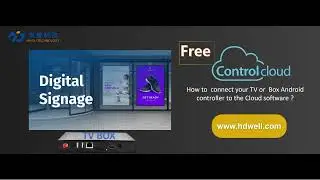 Free Cloud software for Android controller of LCD Digital signage:how to connect ?