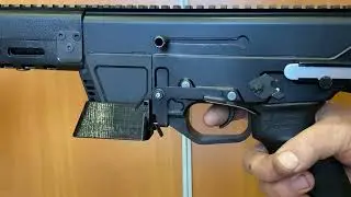 Стоковый УСМ ВПО 185 плюс пластина для уменьшения холостого хода и провала спускового крючка.