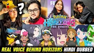 Real Voices Behind Pokemon Horizons 🤩 | Pokemon Hindi Dubbing | Pokemon Hindi Dubbed Artist