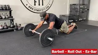 Barbell - Roll Out - Ez-Bar | GRF Exercise Database
