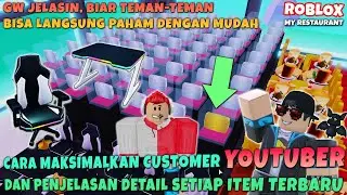 YouTubers Are Crazier Than VIPs! Roblox My Restaurant's Latest Update - Roblox Indonesia