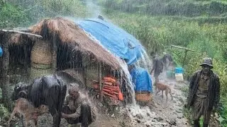 Best Life in A Himalayan Village | During The Rainy Day | Most Relaxing | Village Documentary Video