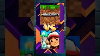 Minecraft vs Subway surfers 🤙🤙🤙
