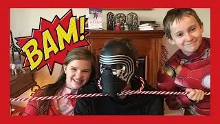 LITTLE HEROES SPIDERMAN vs KYLO REN vs IRON MAN Real Life SUPERHERO KIDS FIGHT - Death Match