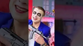 슈퍼히어로들이 입양한 뱀파이어 #shorts #vampire #harleyquinn #joker