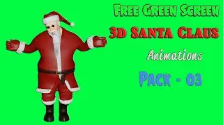 Christmas Santa Claus free green screen effects video