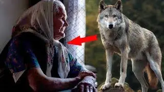 The wolf saved the elderly woman from the gang of fugitives