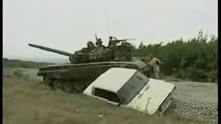 Разгром колонны 135 полка  Р Ф  Грузинской Артиллерией