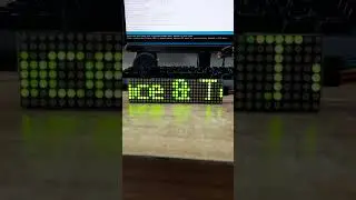 Scrolling Text on Dot Matrix Display 🤔 