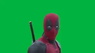 Deadpool "I am soaking wet right now" Meme Green Screen