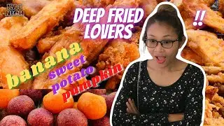 Best Thai Dessert Recipe DEEP FRIED BANANA, SWEET POTATO & PUMPKIN (กล้วยแขก) | Thai Street Food