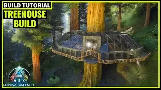 How To Build A Treehouse Base | Ark Survival Ascended