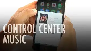 iOS 10 Control Center Music Toggle
