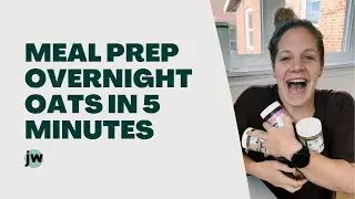 Meal Prep Overnight Oats with Empty Jars (High-Protein Triple Chocolate Overnight Oats)
