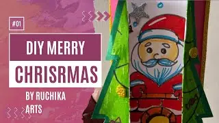 Christmas card diy ideas(full tutorial )for 3-5 class