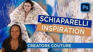 My 10 Favorite Impressionist Brushes to create a Schiaparelli Inspired Painted Effect in Photoshop