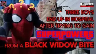 THREE BOYS END UP IN HOSPITAL AFTER TRYING TO GAIN SUPERPOWERS FROM A BLACK WIDOW BITE