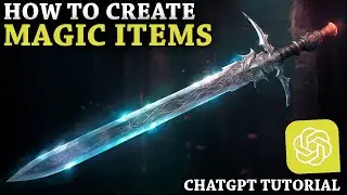 How to Create MAGIC ITEMS using AI and ChatGPT