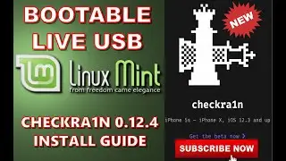 HOW TO CREATE A BOOTABLE LIVE LINUX MINT USB + INSTALL CHECKRA1N