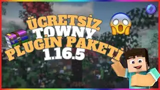 TÜRKİYE'NİN EN İYİ ÜCRETSİZ 1.16.5 TOWNY PLUGİN PAKETİ 😱 YENİ NESİL ONLARCA ÖZELLİK + HARİTA