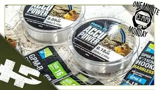 One Minute Monday - Match Terminal Tackle Overview